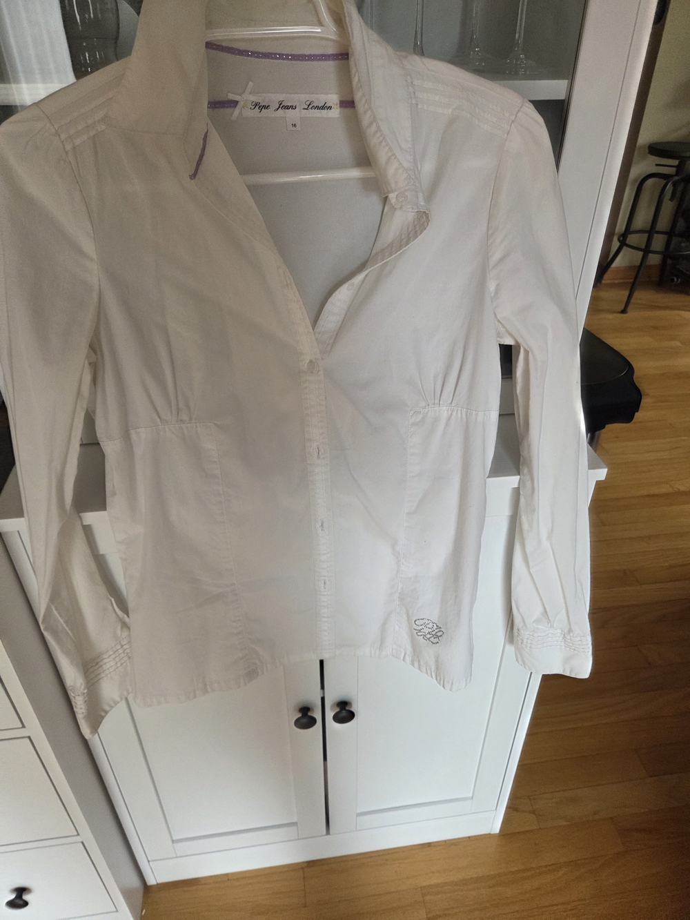 Pepe Jeans Cream Button-Down Shirt